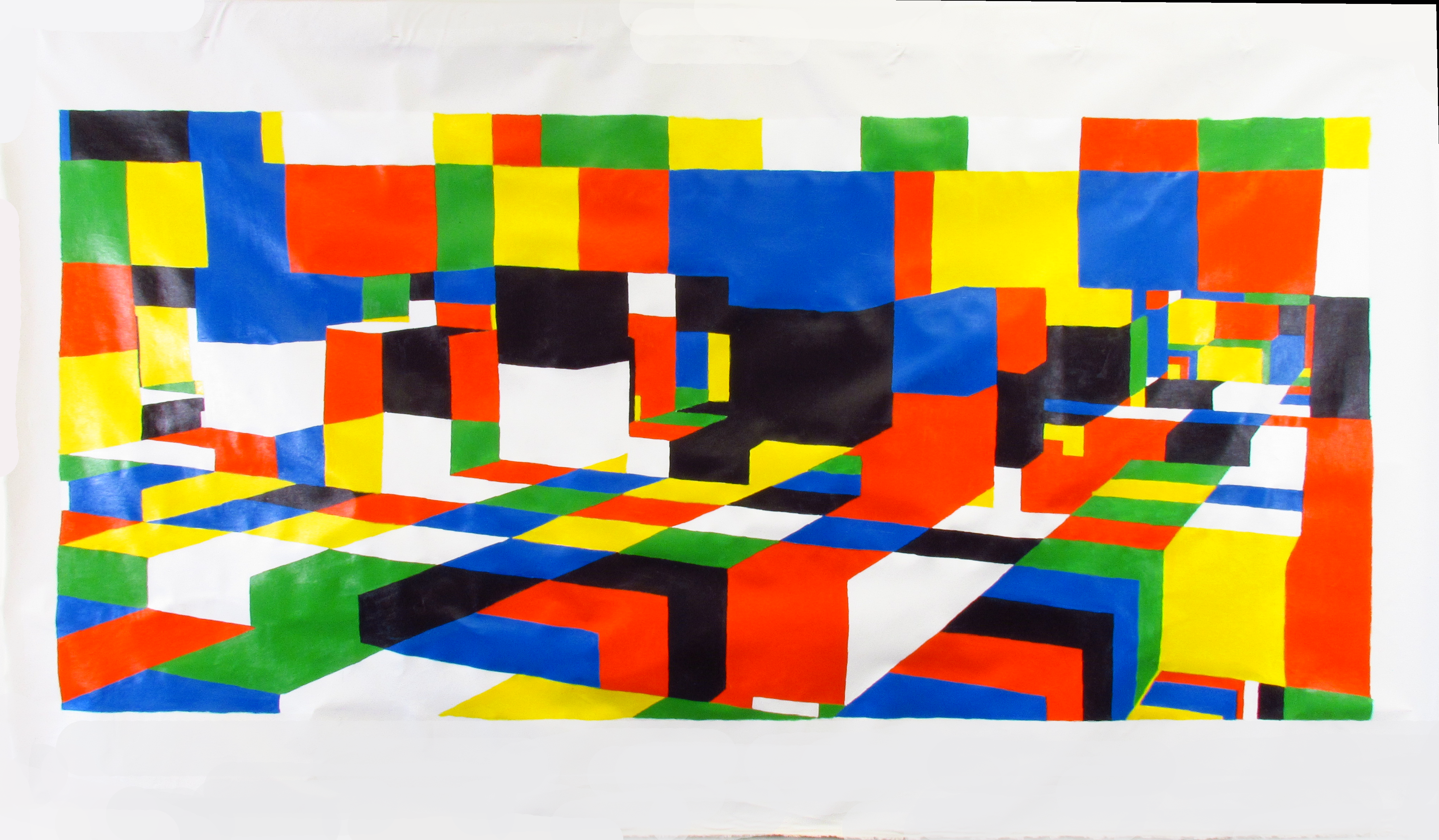 cubes 28-07 - painting