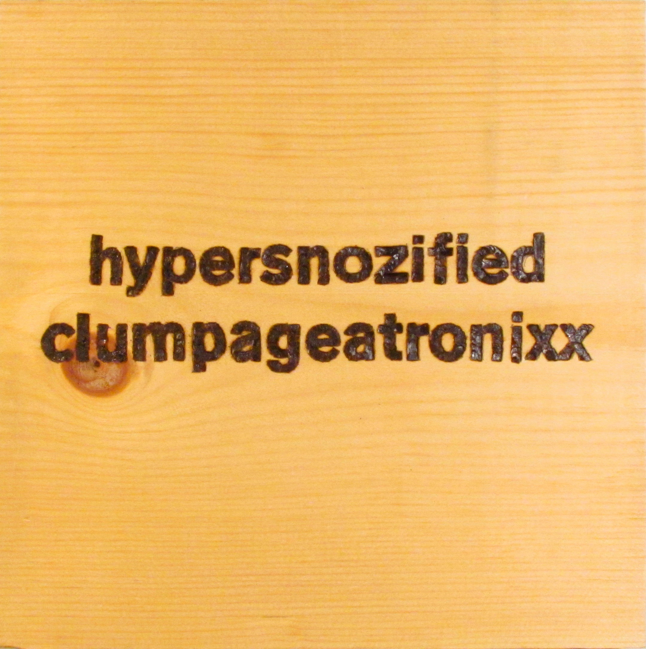 hypersnozified clumpageatronixx - wood panel