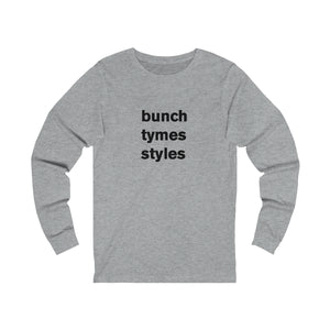 bunch tymes styles - long sleeve
