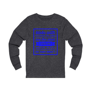 blobs with other blobs (blue) - long sleeve