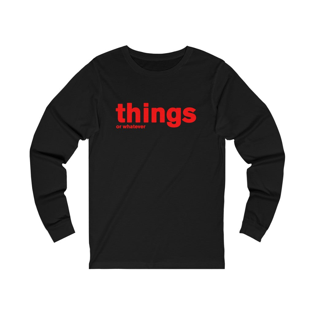 things (red) - long sleeve