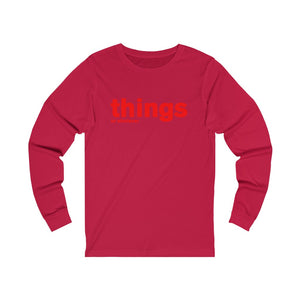 things (red) - long sleeve