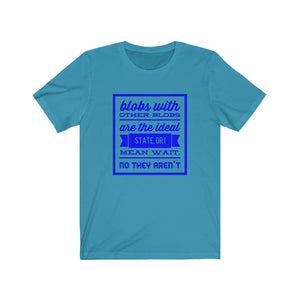 blobs with other blobs (blue) - t-shirt