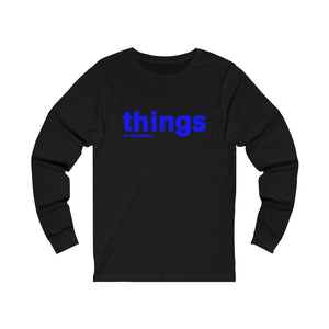 things (blue) - long sleeve