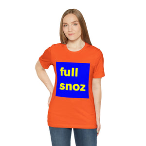 full snoz - blue - t-shirt